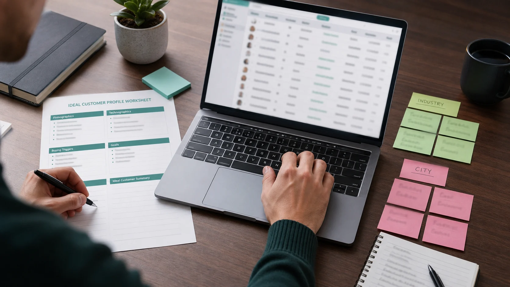 Sales operator building a targeted B2B prospect list from local business data
