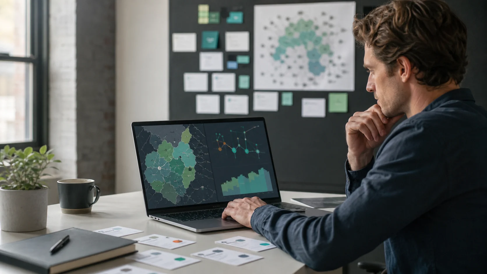 SaaS growth lead planning pipeline from local business data
