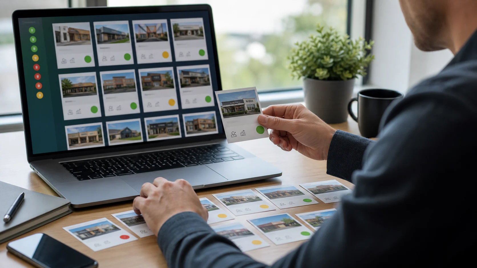 Operator ranking local business prospects by opportunity score