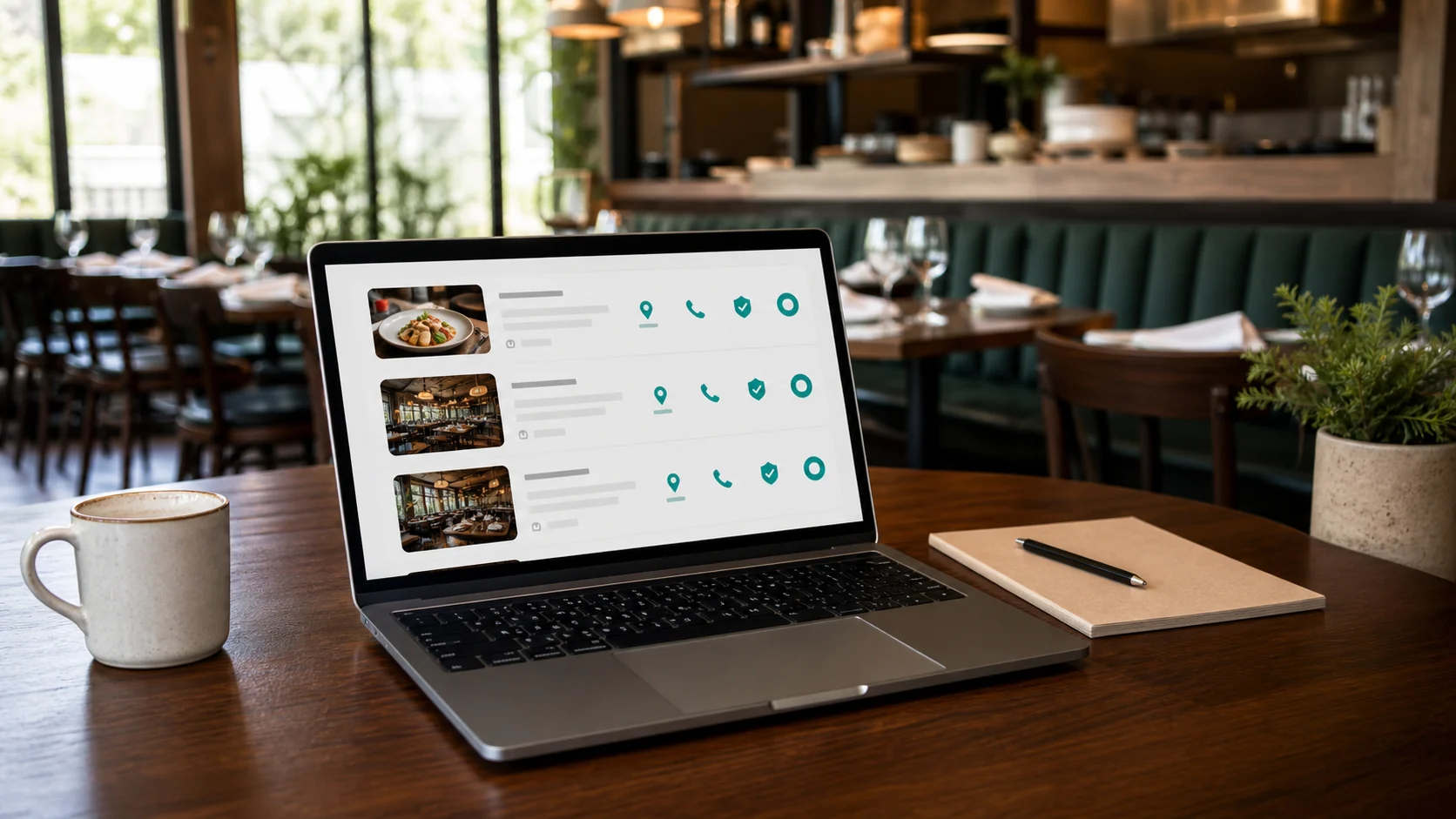 Restaurant lead generation workflow with local contact and qualification signals